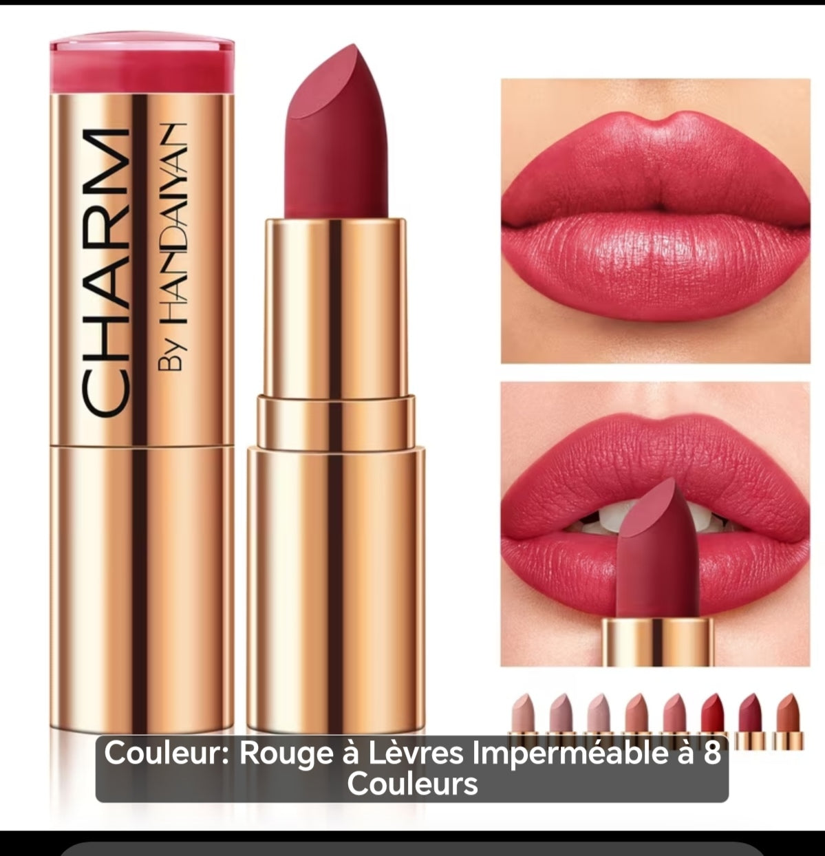 Rouge à lèvres mats plusieurs coloris