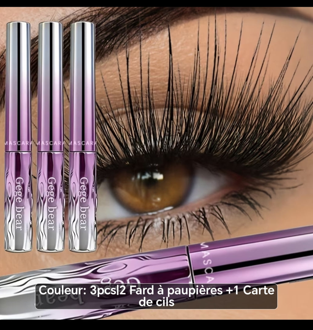 Mascara avec pochoir