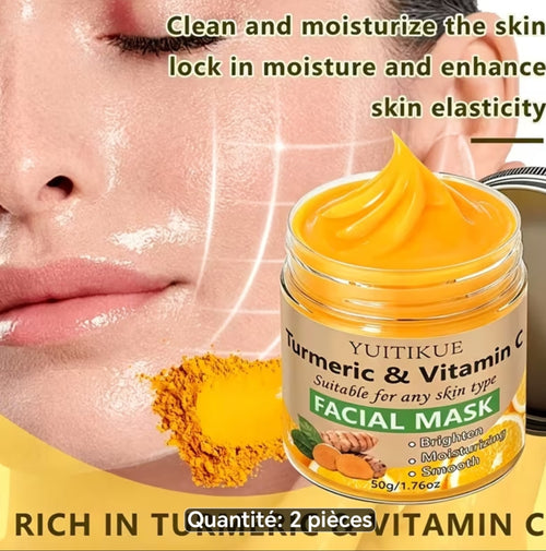 Masque de beauté au curcuma pour une peau douce