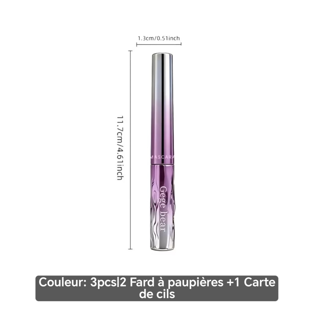 Mascara avec pochoir