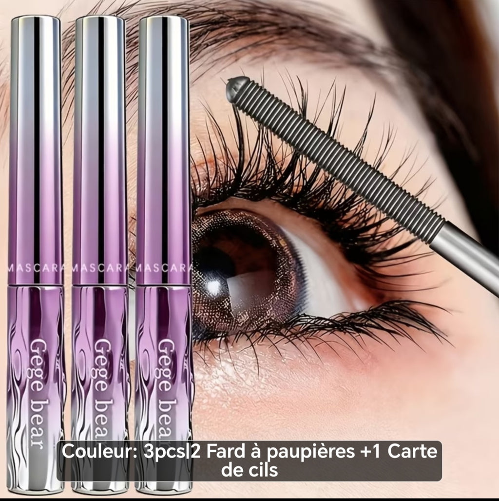 Mascara avec pochoir