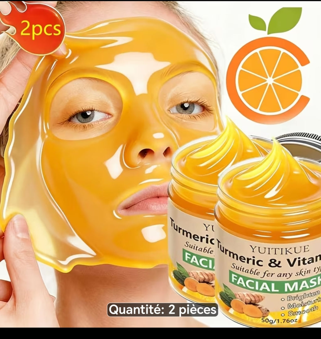 Masque de beauté au curcuma pour une peau douce